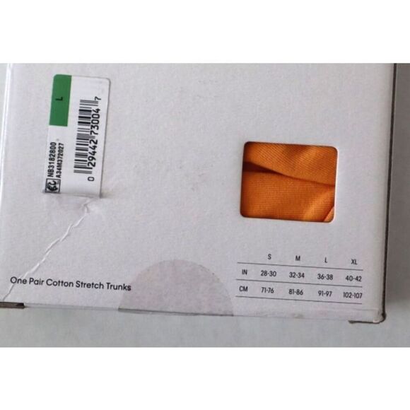 Calvin Klein NB3182800 Men Sz L Orange This is Love Modern Cotton Stretch Trunks - Picture 3 of 5